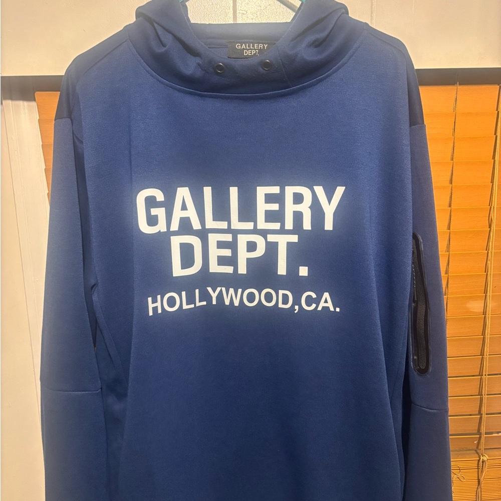 Gallery Dept. Navy Blue Hoodie with Pants Set!